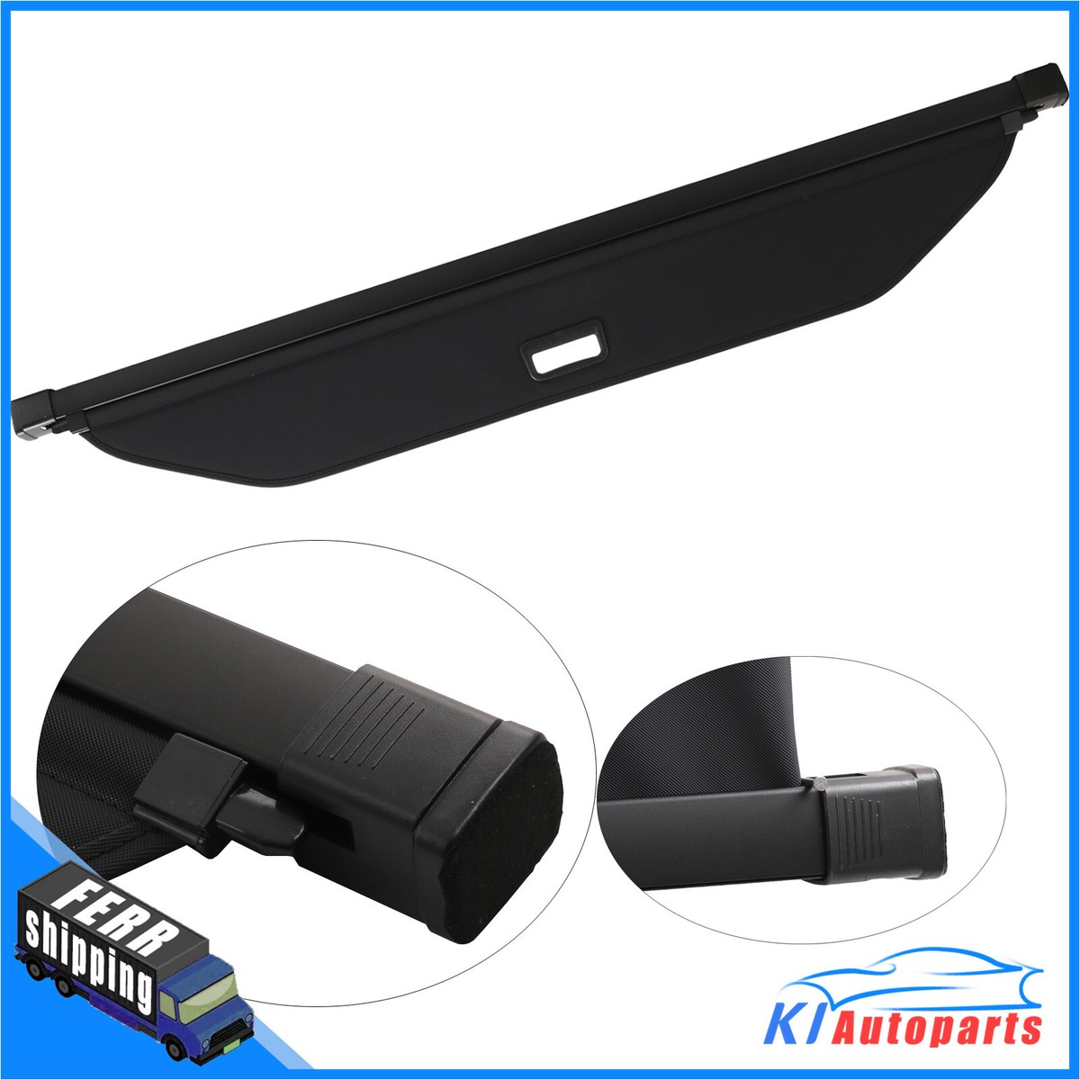 NEW OEM TOYOTA 4RUNNER 2010-2024 BLACK REAR CARGO TONNEAU COVER