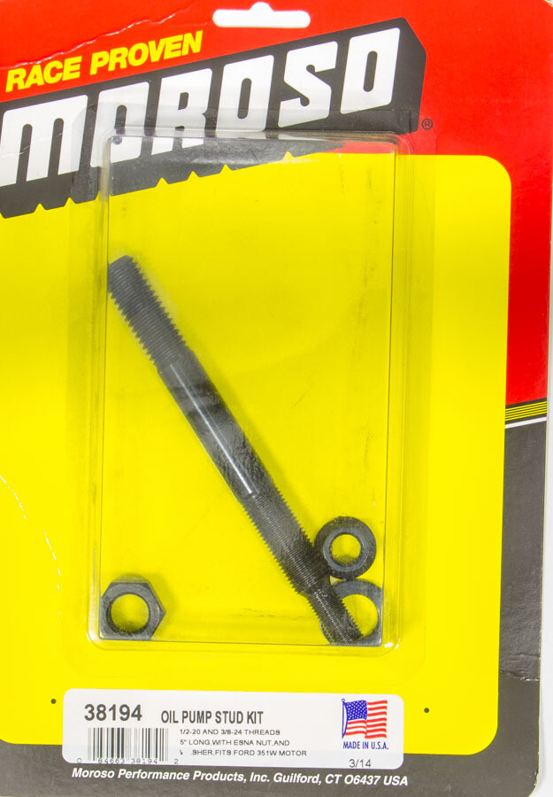 Moroso Oil Pump Stud Kit SBF 351W Moroso Oil Pump Stud Kit SBF 351W