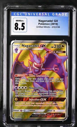 Naganadel-GX graded CGC 8.5 for sale on eBay