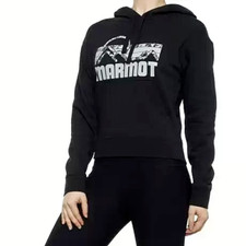 Marmot L84503 Womens Black Coastal Fleece Hoodie Size L