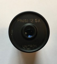 Vintage Unitron Photo 12.5x Eyepiece Lens Ocular Microscope Part