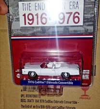 White 1976 Cadillac Eldorado Convertible Greenlight Hobby 1:64 30473