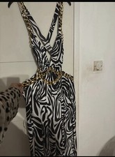 Zebra Maxi Dress 
