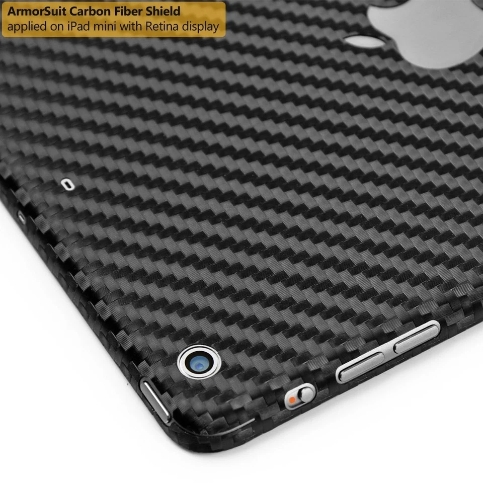 ArmorSuit MilitaryShield Apple iPad Mini Screen Protector + Black Carbon Skin - Image 4 of 4