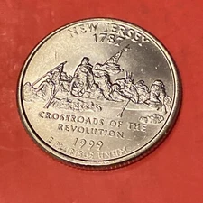1999 P NEW JERSEY STATE QUARTER•Buy 10 Get 40% Off • #240513 • BU