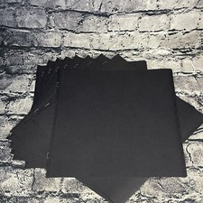 Creative Memories 12x12 Black Scrapbook Pages RCM-12BL 9 Sheets New Open Pack