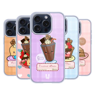 HEAD CASE DESIGNS TORTE MILKSHAKE SOFT GEL HANDYHÜLLE FÜR APPLE iPHONE HANDYS