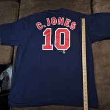 VTG CHIPPER JONES T-SHIRT BRAVES MADE IN USA MIRO TAG 2000 XXXL