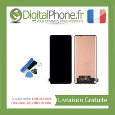 AMOLED Ecran Complet  Noir Oppo Find X3 Pro ORIGINAL RECONDITIONNÉ TVA