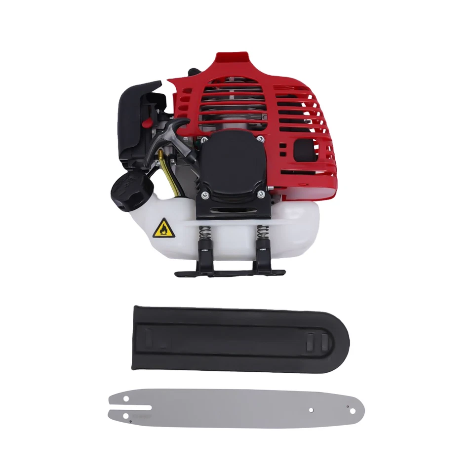 Gas Powered Pole Saw Brush Cutter Gas Hedge Trimmer for Tree Weed Garden 51.7CC - Image 2 of 4