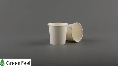 ESPRESSO Kaffee WEISS PAPPBECHER Einweg PARTY-Shots Untertassen 100 x 4 Unzen