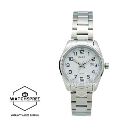 Casio Standard Ladies' Analog S.Steel Band Watch LTP1302D-7B LTP-1302D-7B
