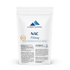 NAC 750mg N-Acetyl L-Cysteine Tab – Liver, Detox, Immune & Antioxidant Support