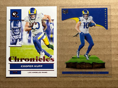 Cooper Kupp 2021 Chronicles Pink & Magnitude Football Card. Rams