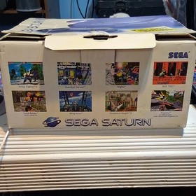 vintage complete Saturn 670-8975A Console Bundle Black, Controller, Sampler, Box