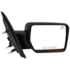 Mirror Power Folding Heated Signal Memory Puddle Smooth Black Right RH for F150