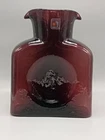 Blenko Glass Amethyst Purple Double Spout Water Bottle Pitcher Carafe #384 2007