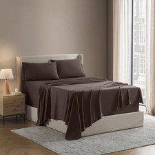 Nestl Short Queen Sheet Set - 1800 Microfiber - Double Brushed - Deep Pockets
