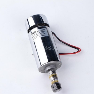 12-48VDC 300w air cold cnc engraving machine spindle DC motor #yi