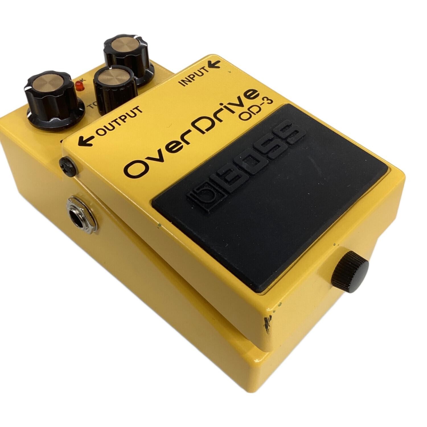 BOSS OD-3 Overdrive Guitar Effects Pedal Cleaned Serviced Tested Working Used