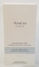 Avon Anew Clean Cleansing Brush Refills (2 Brush Refills inside) Brand New 