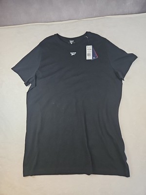 Reebok Womens Black T-Shirt Dress Size 2XL 18-20W