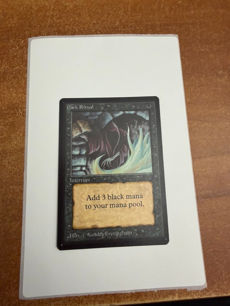 MTG - Magic the Gathering - Alpha Dark Ritual