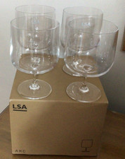 Image of LSA International Arc Wine Glass, Set of 4, 340ml, Clear - RRP £30.00