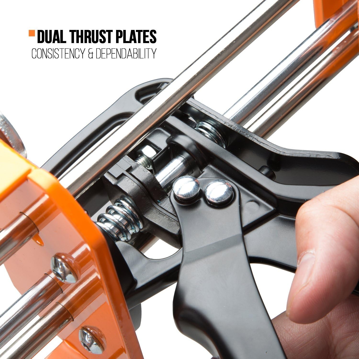 Professional 200 ml Dual Component Gun: 26:1 Thrust Ratio for Smooth Application