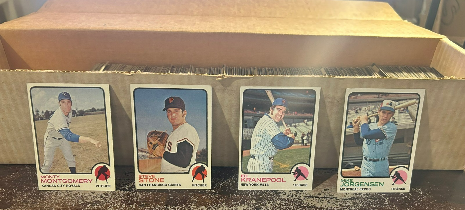 1973 Topps Baseball 750 Card Lot Commons and Minor Stars