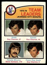 1976-77 O-Pee-Chee Guy Charron/Steve Durbano #384 VIEW SCAN