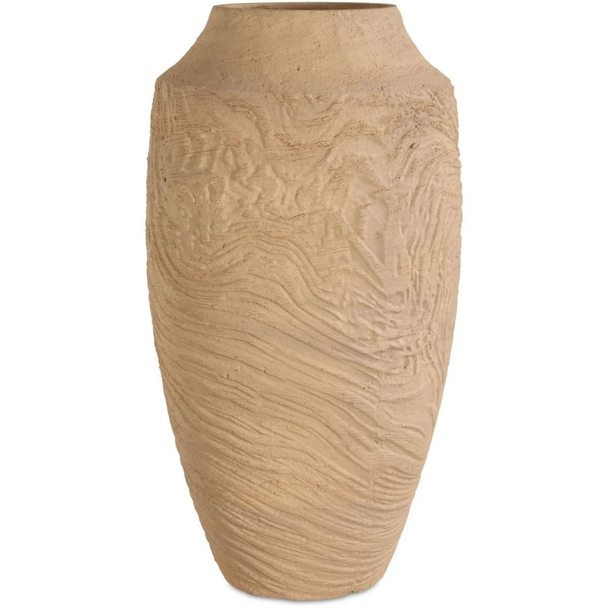 Uttermost 18267 Sandstone Flow 15.5 X 8.25 inch Vase
