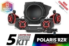SSV Works 240-RZ34-PHZ4VRC Speakers Amp kit for 2014-23 Polaris RZR Ride Command