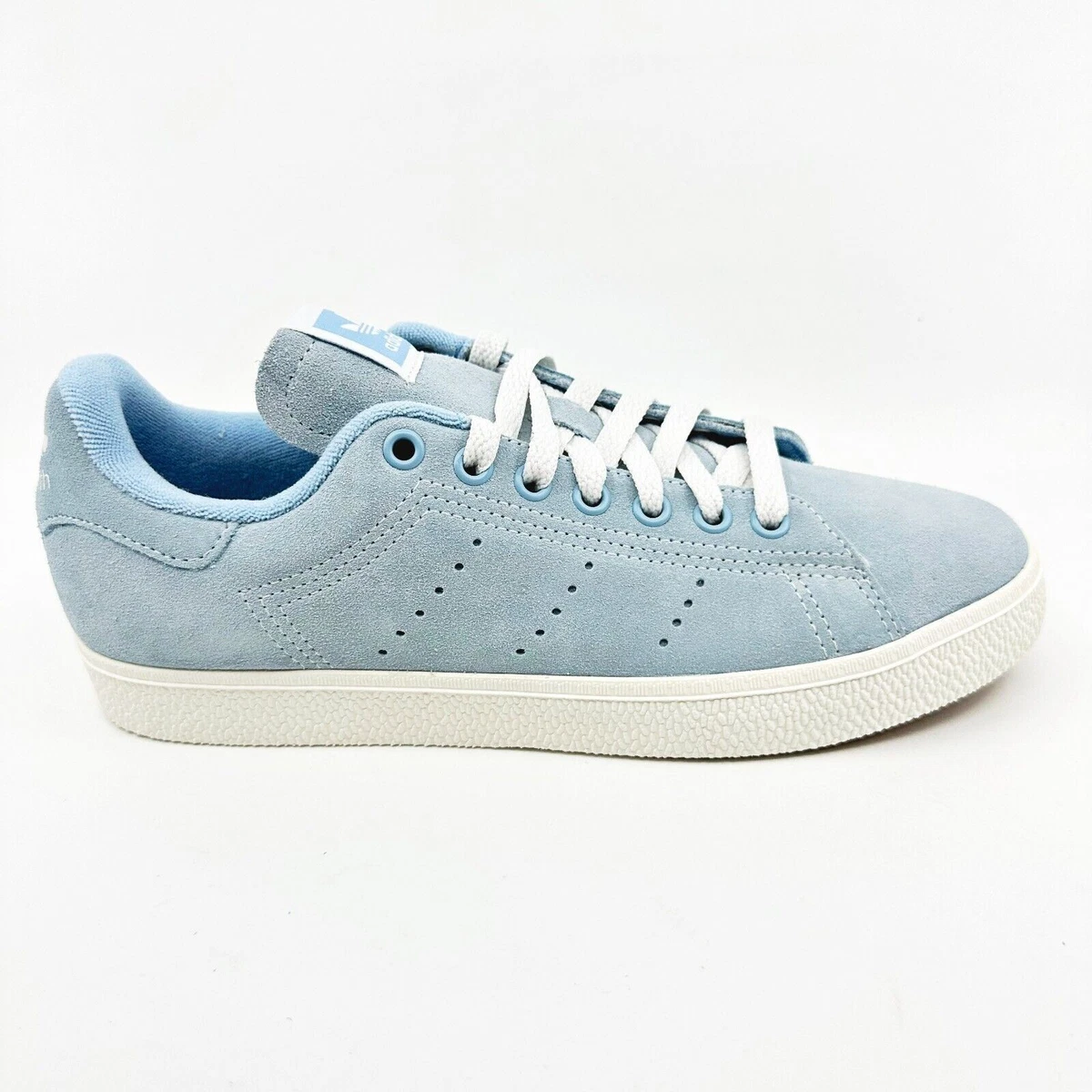 Adidas Stan Smith Blue Suede Sneakers Sz 8.5 D67365 Stan Smith - Adidas - D67365 - triblu/triblu/ftwwht | Flight  main image 3