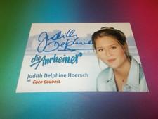 Judith Delphine Hoersch die Anrheiner signiert Autogramm auf Autogrammkarte