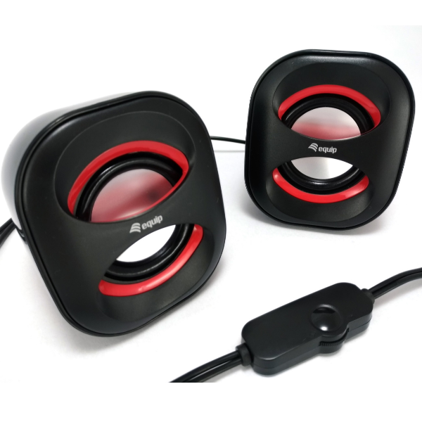 EQU245331 EQUIP 245331 - SPEAKER 2.0 - 6W - USB-A POWER - BLACK / - Immagine 3