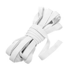 6 Yards Corset Boning Casing, 5/16" Nylon Plush Boning for Sewing, White