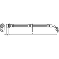 Metzger 4110099 Bremsschlauch FüR Toyota RAV 4 A2