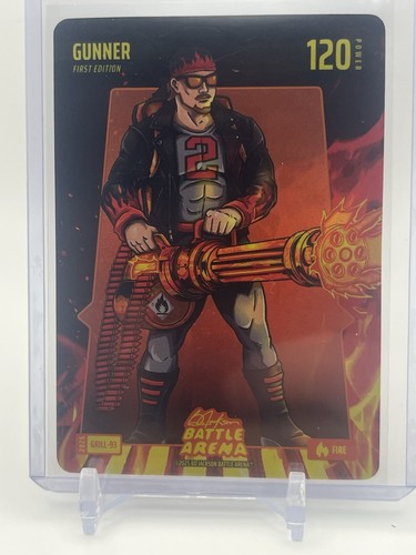 2026 Bo Jackson Battle Arena First Edition Gunner Grillin\' Battlefoil #GRILL-93