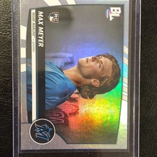 Topps 2023 Big League Max Meyer RC Rookie Card #206 Miami Marlins. rookie card picture
