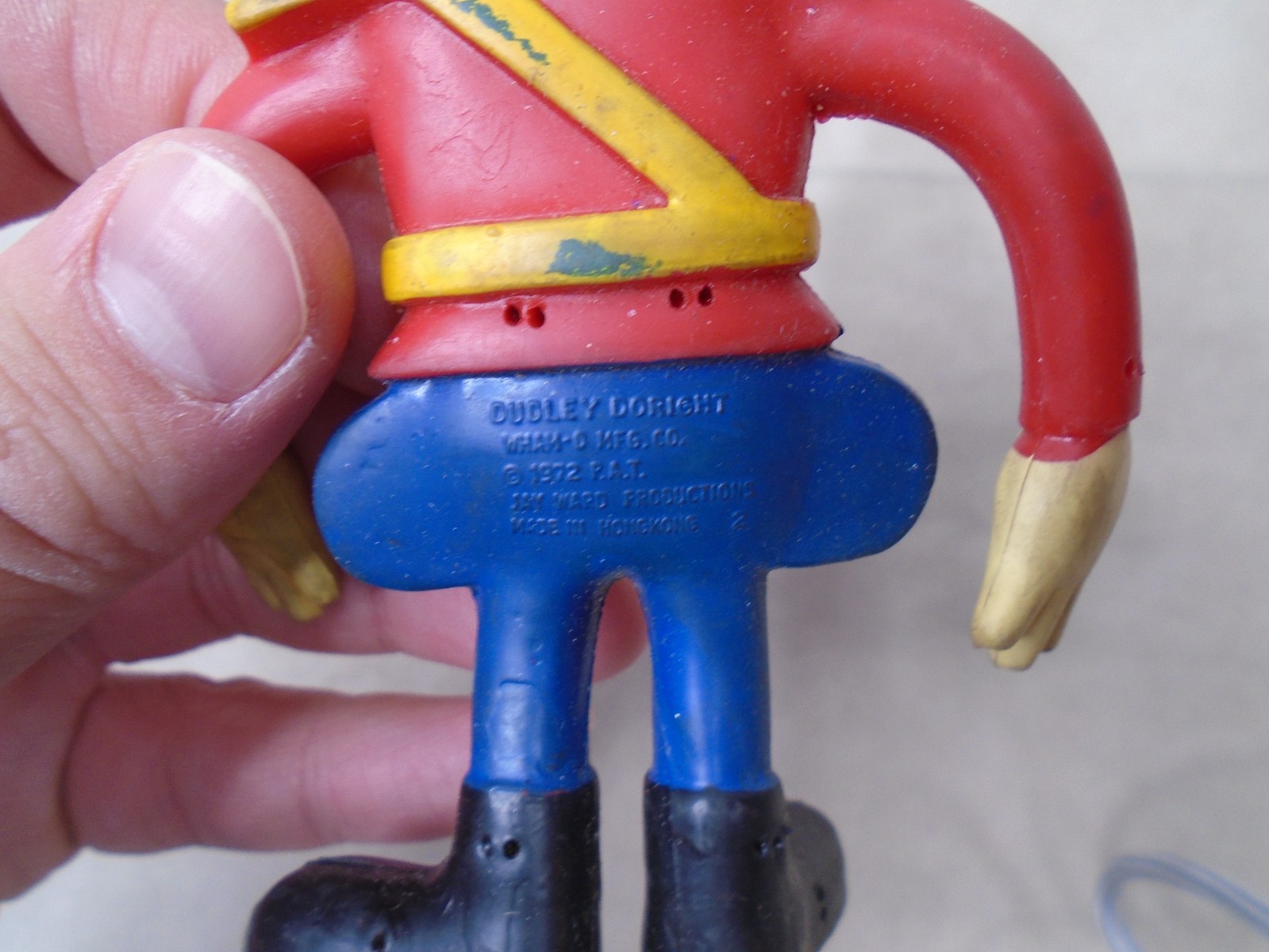 1972 Wham-O Dudley Do-Right Bendable 5" Figure