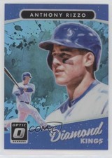 2017 Donruss Optic Diamond Kings Carolina Blue Prizm 16/50 Anthony Rizzo #5 0b0