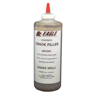 #ad #ad 1 Qt. Bottle of Crack Filler for Brown Exposed Aggregate Concrete $18.99