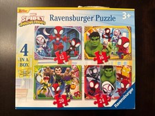 Marvel Spidey Amazing Friends 4 in a Box Ravensburger Puzzle