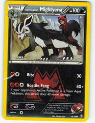 Team Magma's Mightyena 19/34 Double Crisis