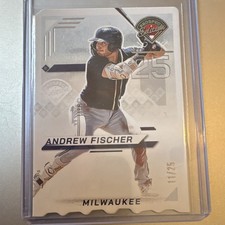 Panini 2025 Prospect Edition Andrew Fischer #114 Milwaukee Serial Numbered
