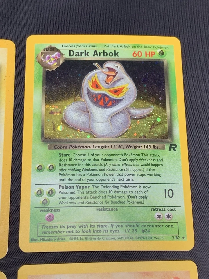 Vintage Pokemon Cards Rare Holo Lot Gym Heroes, Team Rocket, Fossil WOTC MP/HP - Image 4 of 4