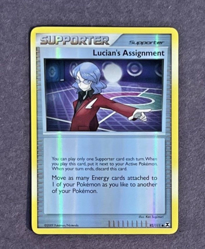 Lucian’s Assignment 92/111 Rising Rivals Reverse Holo