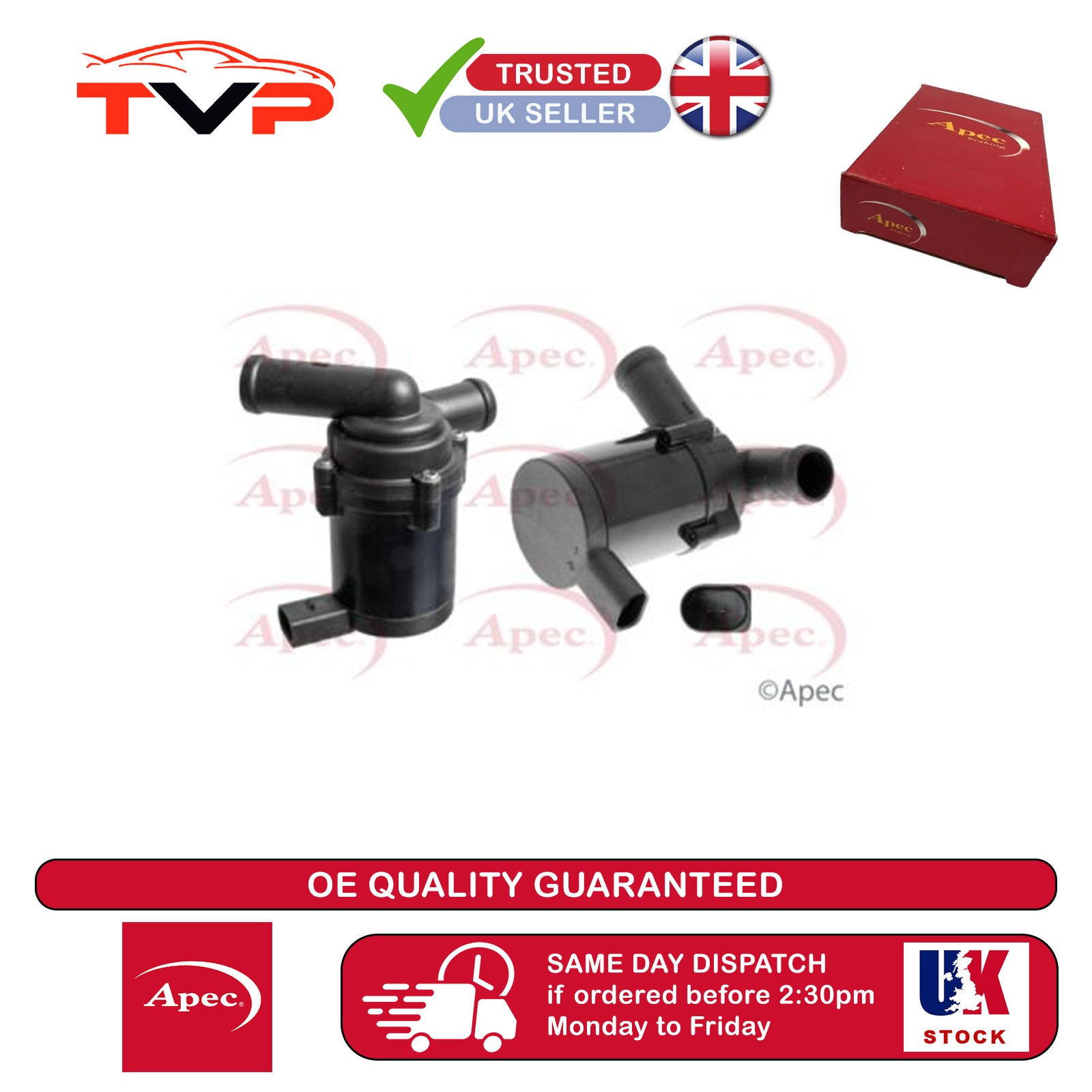 Apec Water Pump For Porsche 911 2006-2012 3.6 4.0 3.8 AWP1630