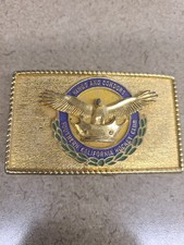 Kings And Condors Belt Buckle Goldtone